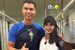 ⚽&🎾沙特首位女性网球运动员雅拉观战利雅得胜利，与C罗合影